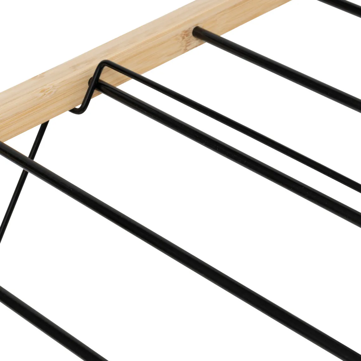 Tendedero para ropa de bambú y metal 13m