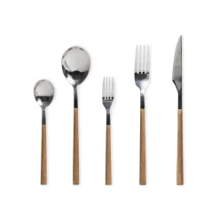 Tenedor De Mesa Lune Inox C/Mango Madera