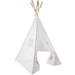 Tienda Tipi Dorada Y Blanca 160Cm