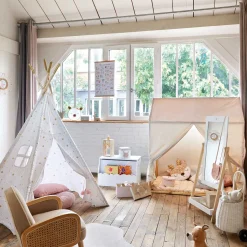 Tienda Tipi Dorada Y Blanca 160Cm