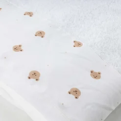 Toalla de baño blanca de algodón 70x140cm