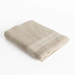 Toalla de baño ESSENZA marrón claro 90x150cm