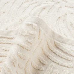 Toalla De Mano Pure Beige De Algodón 580x100cm