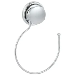 Toallero Redondo Metálico Con Ventosa