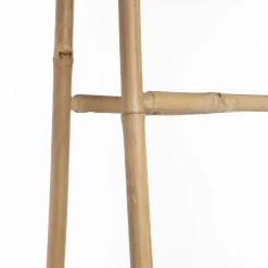 Toallero wc con 5 barras de bambú