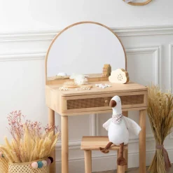 Tocador C/Taburete Campagne 55x35x100Cm