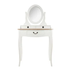 Tocador Mdf Chrysa 3 Cajones 74x40x135Cm