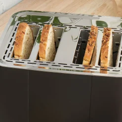 Tostador 4 Ranuras Petra Negro Matte