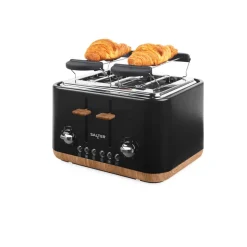 Tostadora 4 rebanadas SALTER TORONTO negra