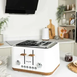 Tostadora 4 rebanadas SALTER TORONTO blanca