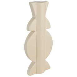 Tótem decorativo MALA beige de cerámica 24.8cm