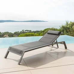 Tumbona ALLURE poivre y gris graphite