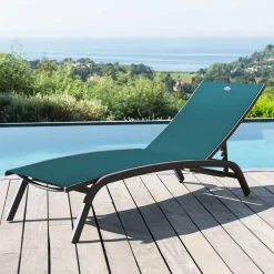 Tumbona BONAO azul canard