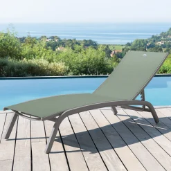 Tumbona BONAO verde oliva