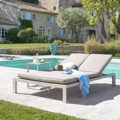 Tumbona doble ÉVASION argile