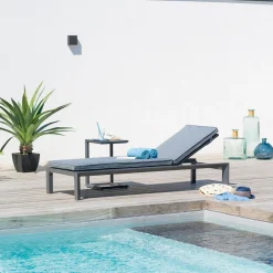Tumbona EVASION gris grafito