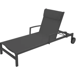 Tumbona OCALA gris antracite y graphite