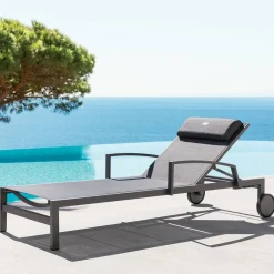 Tumbona OCALA gris antracite y graphite