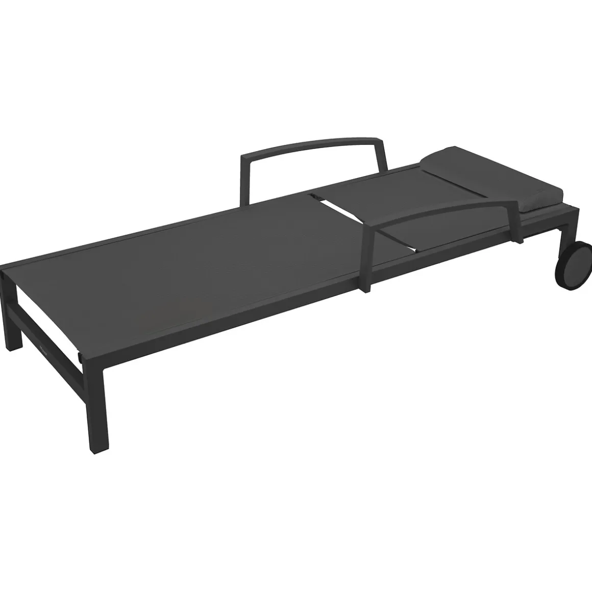 Tumbona OCALA gris antracite y graphite