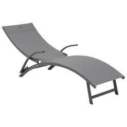 Tumbona SAMBA gris antracite y graphite