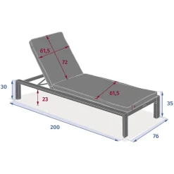 Tumbona ÉVASION argile