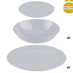 Vajilla 18 Pzas Redonda Colorama