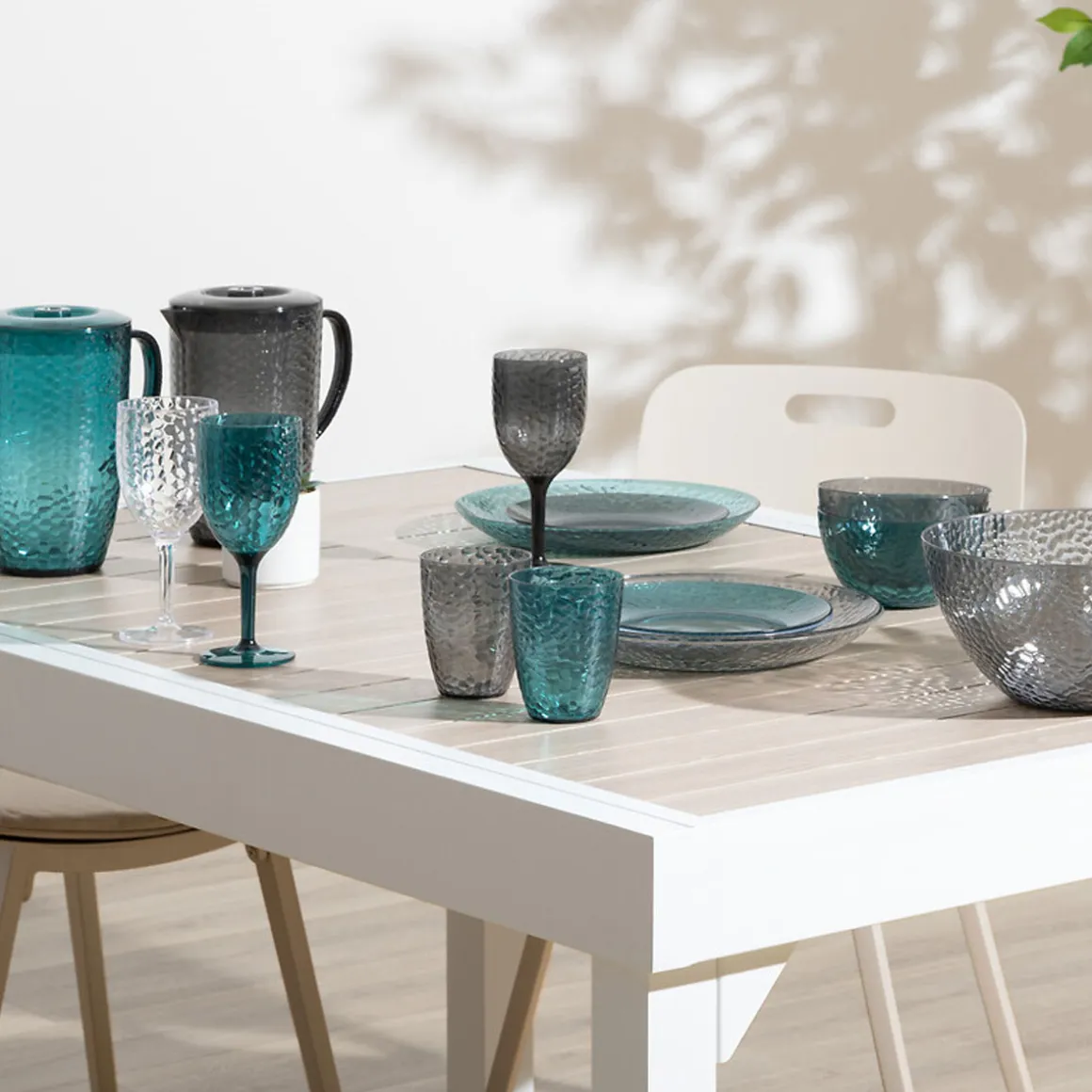 Vaso alto de agua ESTIVA 38cl verde