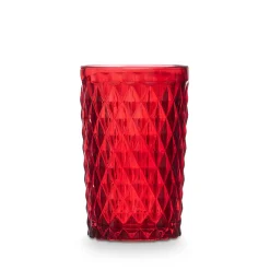 Vaso De Agua Diamante Rojo 37cl