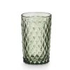 Vaso De Agua Diamante Verde 37cl