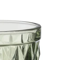 Vaso De Agua Diamante Verde 25cl