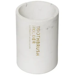 Vaso De Lavabo Efecto Mármol Blanco