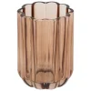 Vaso de lavabo FLOREA marrón de vidrio