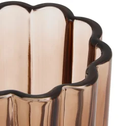 Vaso de lavabo FLOREA marrón de vidrio