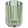 Vaso de lavabo FLOREA verde de vidrio
