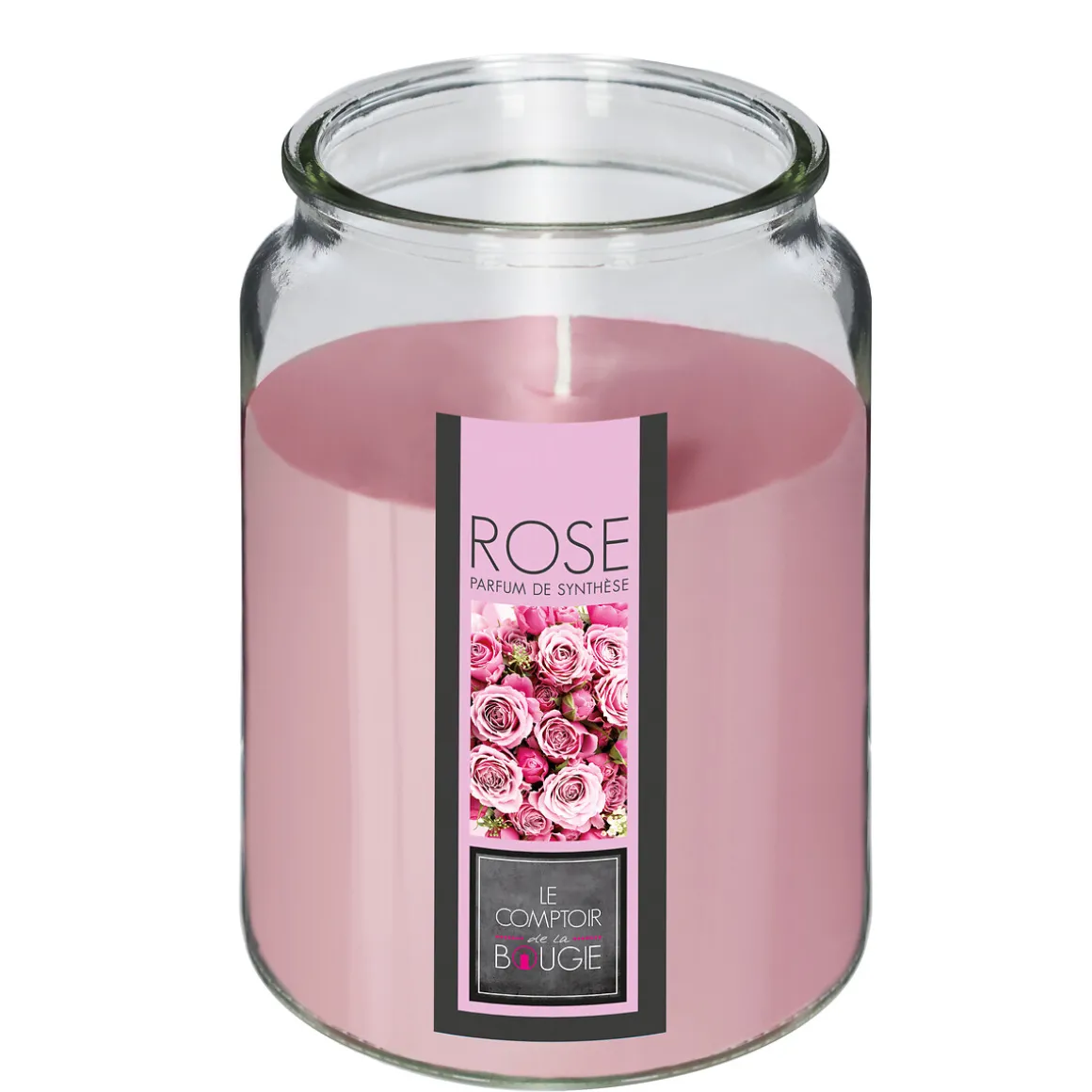 Vela En Tarro C/Tapa Aroma Rosas 510G