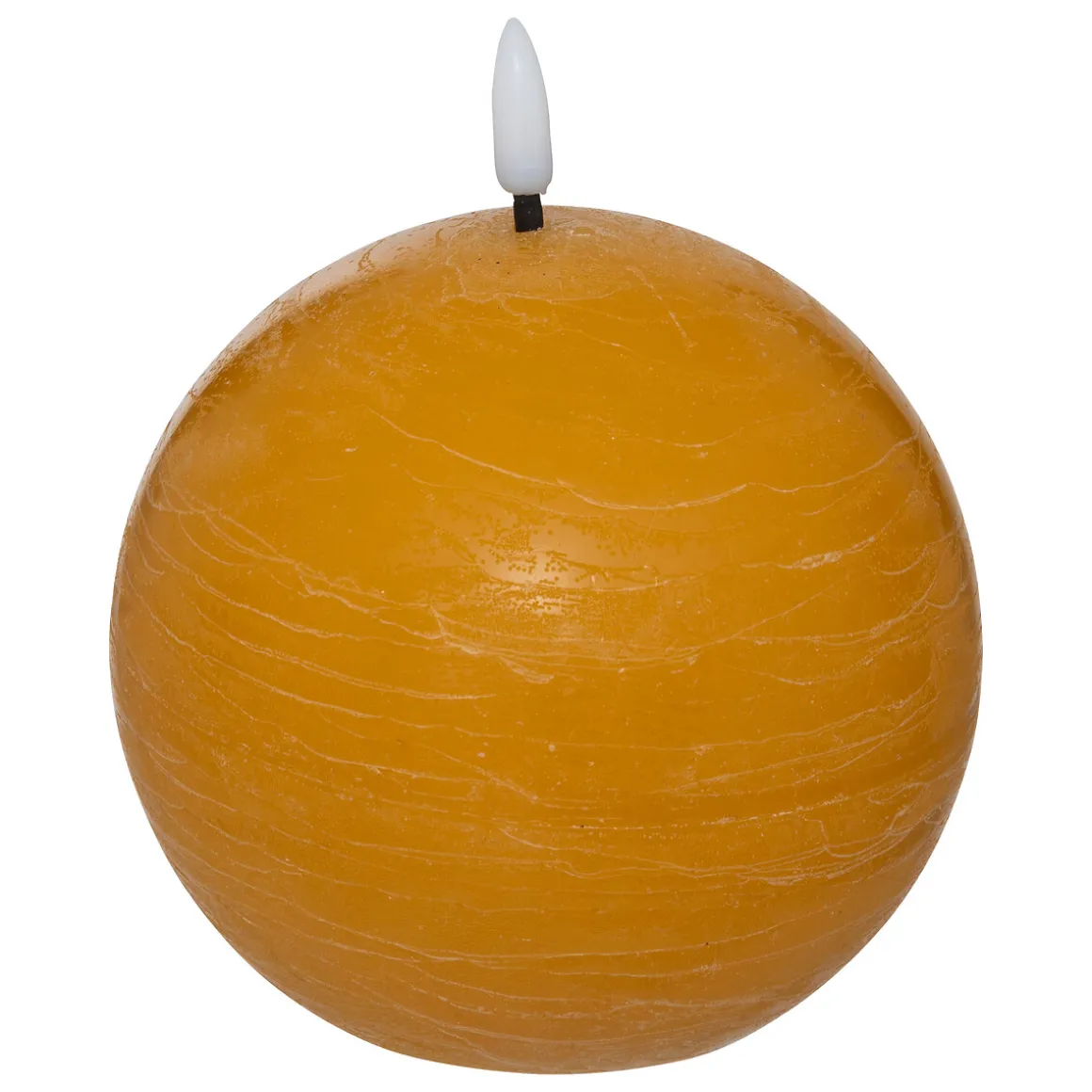 Vela Led Redonda Amarilla 8cm