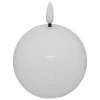 Vela Led Redonda Molia Blanca 8cm