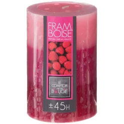 Vela Perfumada Aroma Frambuesa 7x10Cm