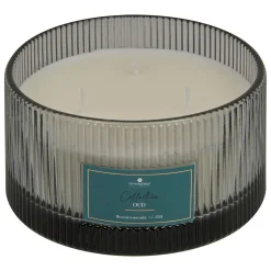 Vela perfumada con portavelas de vidrio COLLECTION