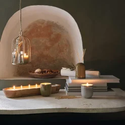 Vela Perfumada Lino Con Portavelas