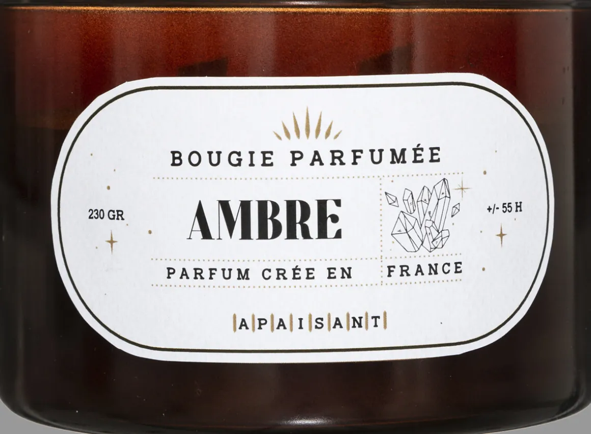 Vela Perfumada Ámbar Snow 470Gr