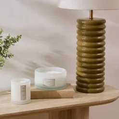 Vela perfumada vaso de vidrio COLLECTION thé blanc