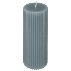 Vela Pilar Demir De Rayas Azul 14cm