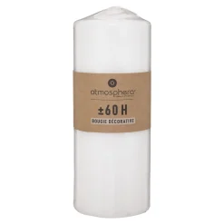 Vela Pilar Many Blanca 18cm