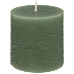 Vela Pilar Olia Verde 7cm