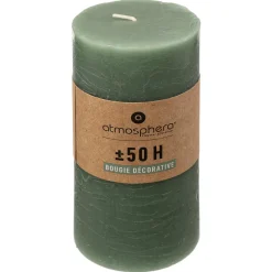 Vela Pilar Olia Verde 14cm