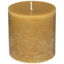 Vela Rústica Amarilla 6.7x7Cm