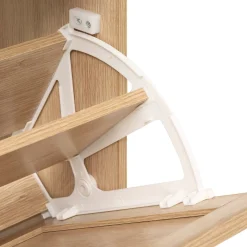 Zapatero con 3 cajones beige 113cm